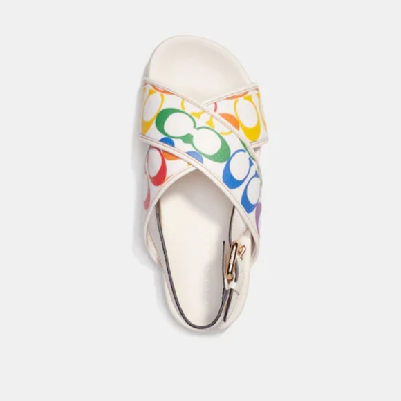 COACH rainbow sandals - Picture 2 of 3